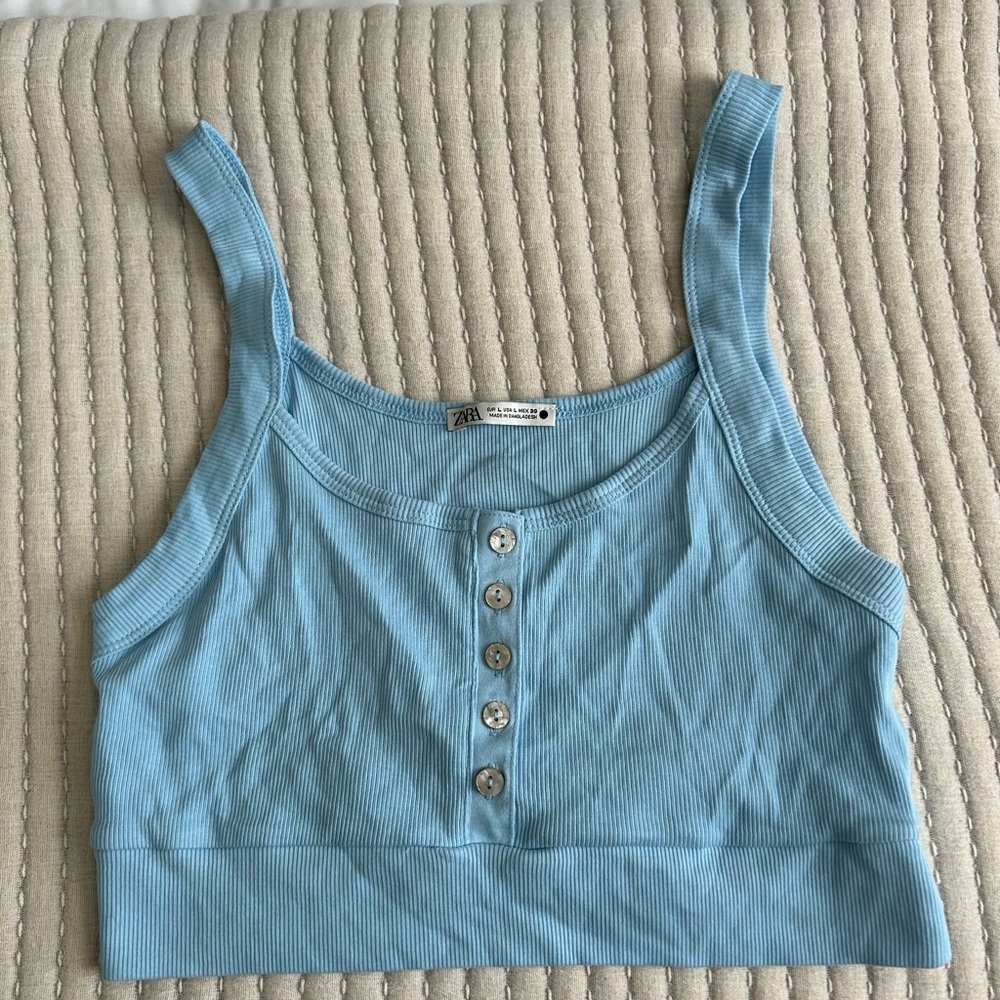 Zara cropped tank
